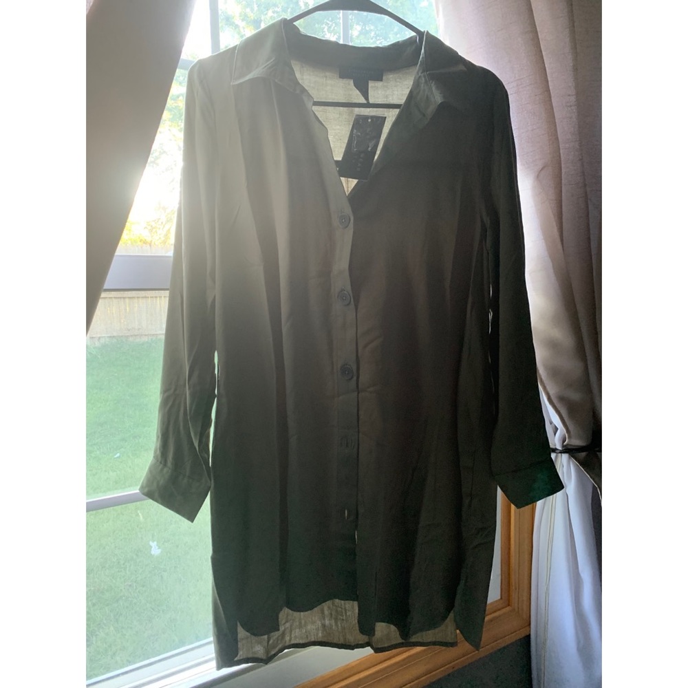 Streetwear Society button down shirt dress